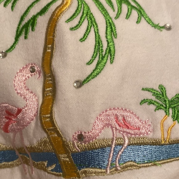 Vintage flamingos tank top - Picture 6 of 6